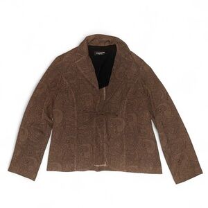 Brown Paisley Women's Jacket